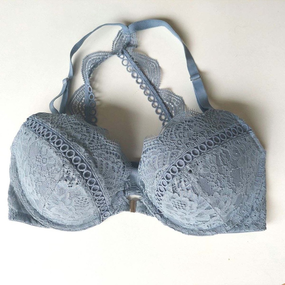 NWOT Victoria’s Secret Dream Angel push-up bra 34D Powdered Blue